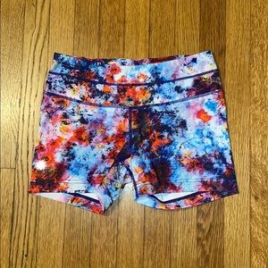 Athleta Run Shorts Sonic Floral XS
